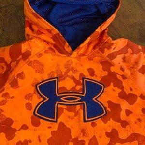 under armour orange camo hoodie